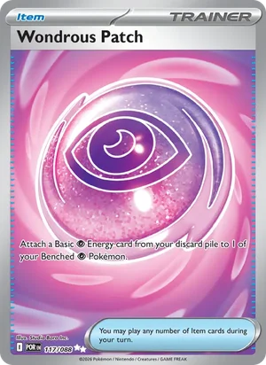 Wondrous Patch 117/088 Ultra Rare, Perfect Order Pokémon TCG card