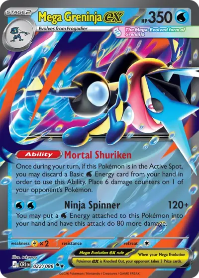 Mega Greninja ex 022/086