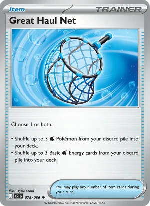 Great Haul Net 078/086 Uncommon, Chaos Rising Pokémon TCG card