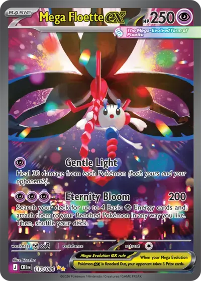 Mega Floette ex 117/086 Chaos Rising