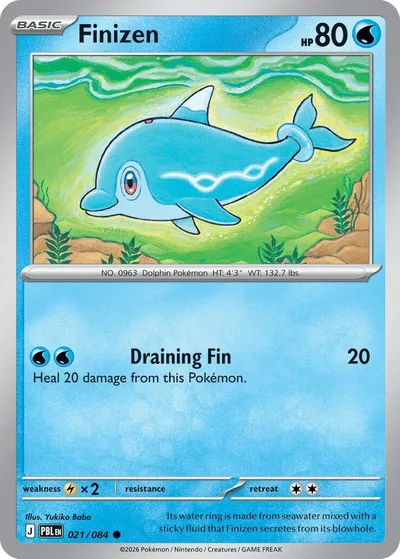 Finizen Pitch Black Pokémon TCG 021/084