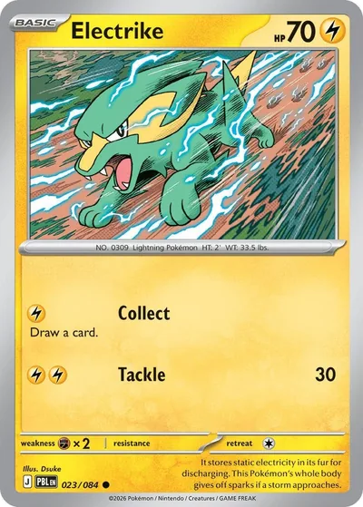 Electrike Pitch Black Pokémon TCG 023/084