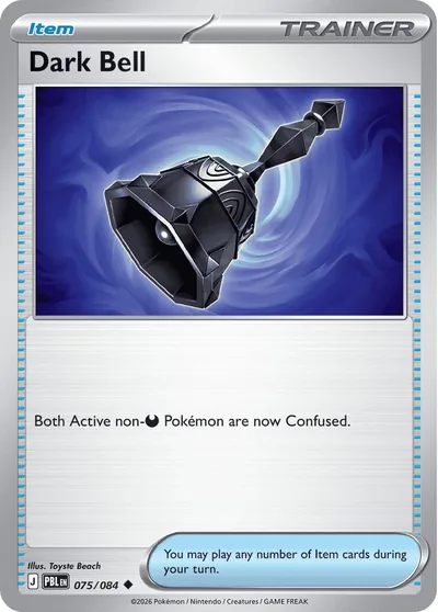 Dark Bell Pitch Black Pokémon TCG 075/084