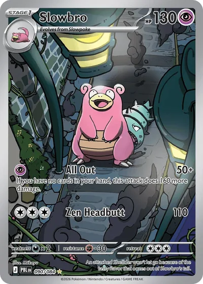Slowbro Pitch Black Pokémon TCG IR 090/084