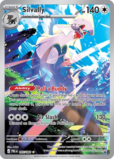 Silvally Pitch Black Pokémon TCG IR 095/084