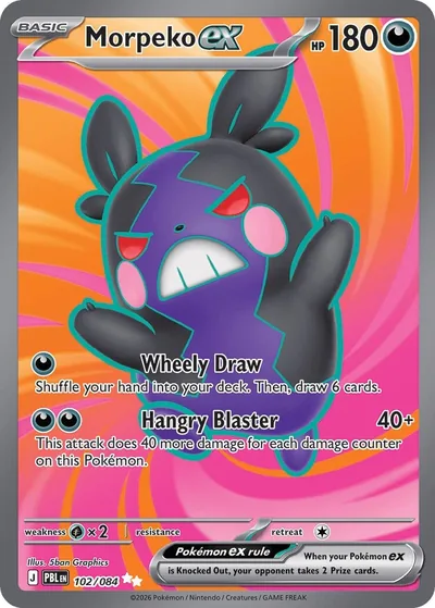 Morpeko ex Pitch Black Pokémon TCG UR 102/084