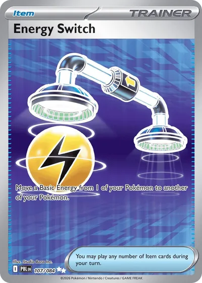 Energy Switch Pitch Black Pokémon TCG UR 107/084