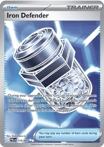 Iron Defender Pitch Black Pokémon TCG UR 110/084