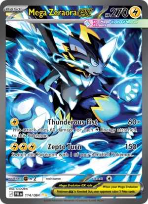 Mega Zeraora ex 114/084 Special Illustration Rare