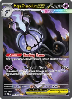 Mega Chandelure ex 115/084 Special Illustration Rare