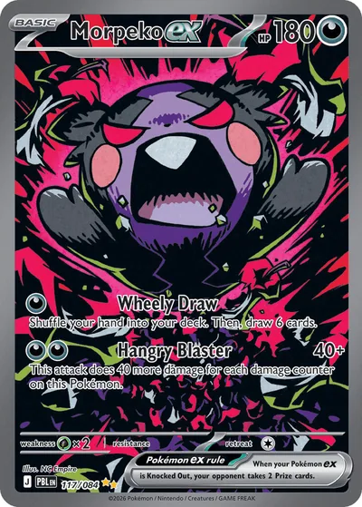 Morpeko ex Pitch Black Pokémon TCG SIR 117/084
