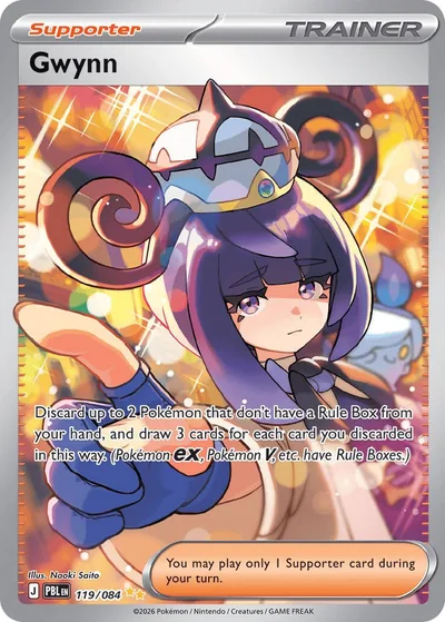 Gwynn Pitch Black Pokémon TCG SIR 119/084
