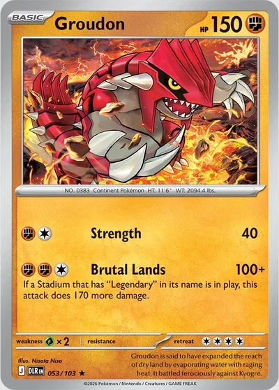 Groudon &mdash; Delta Reign 053/103