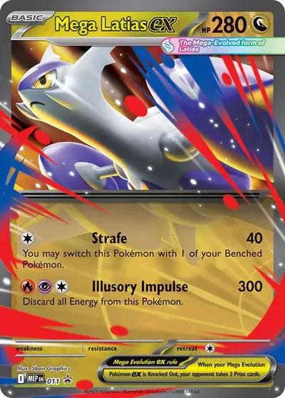Mega Latias ex &mdash; MEP Black Star Promos 011