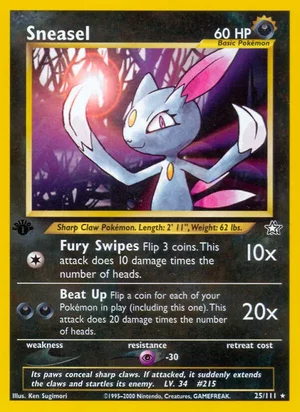 Sneasel — Neo Genesis #25