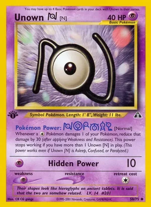 Unown [N] 50/75