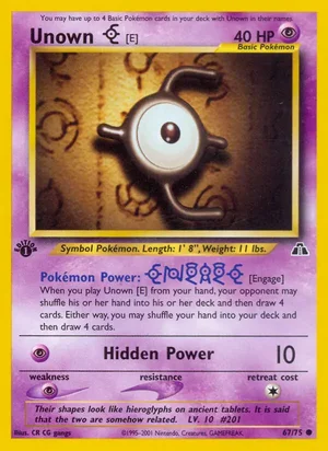 Unown [E] 67/75