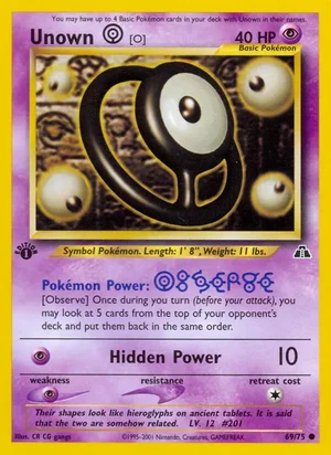 Unown [O] 69/75