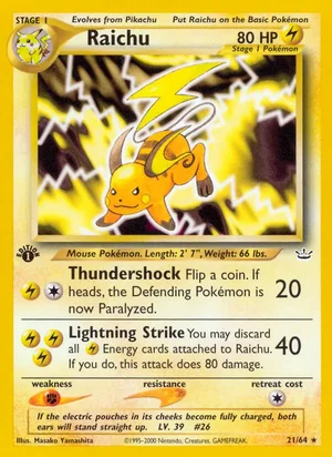 Raichu 21/64