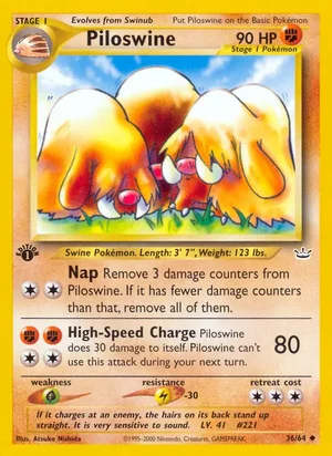 Piloswine 36/64