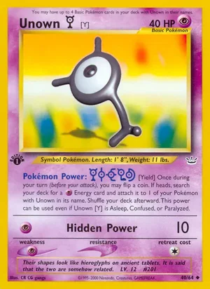 Unown [Y] 40/64