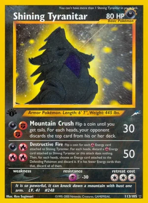 Shining Tyranitar 113/105