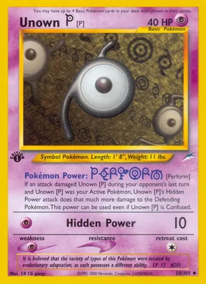 Unown [P] 58/105