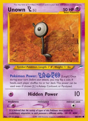 Unown [L] 86/105