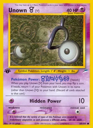 Unown [V] 89/105
