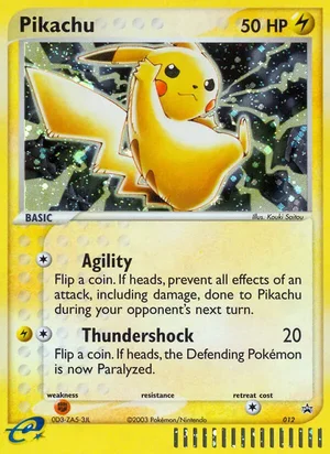 Pikachu — Black Star Promo 12