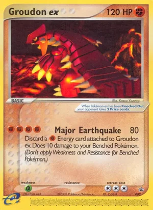 Groudon ex — Black Star Promo 2