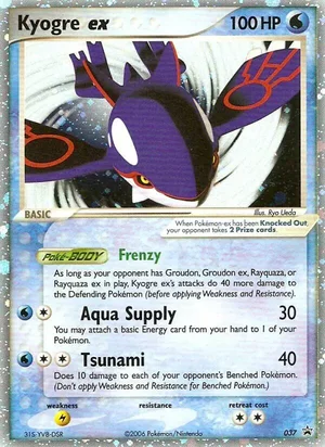 Kyogre ex &mdash; Nintendo Black Star Promos 37
