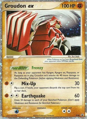 Groudon ex — Black Star Promo 38