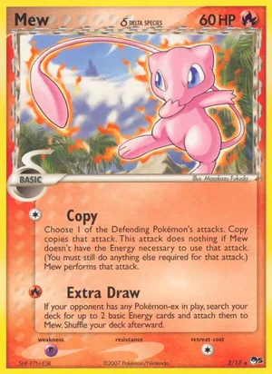 Mew δ &mdash; POP Series 1&ndash;9 3