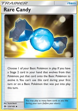 Rare Candy, Sun & Moon 129