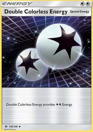 Double Colorless Energy, Sun & Moon 136