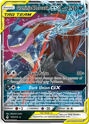 Greninja & Zoroark-GX 107/214
