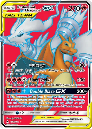 Reshiram & Charizard-GX 194/214