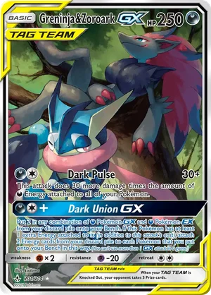 Greninja & Zoroark-GX 201/214