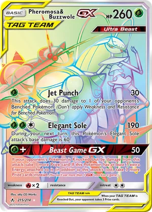 Pheromosa & Buzzwole-GX 215/214
