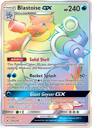 Blastoise-GX 218/214