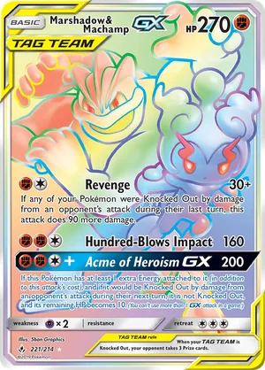 Marshadow & Machamp-GX 221/214