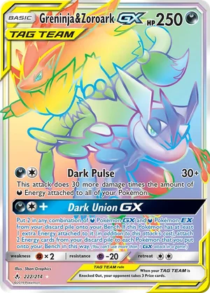 Greninja & Zoroark-GX 222/214
