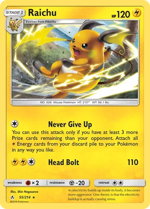 Raichu 55/214