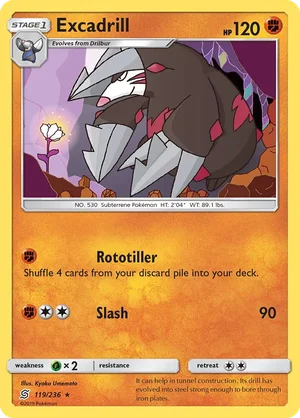 Excadrill 119/236