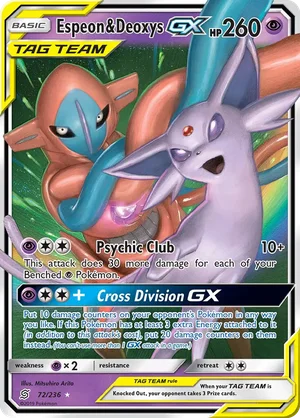 Espeon & Deoxys-GX, Unified Minds 72