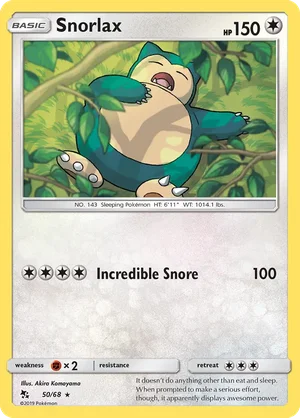 Snorlax 50/68