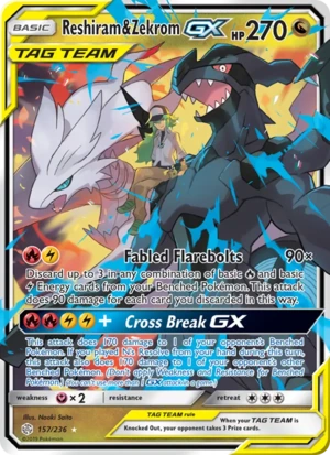 Reshiram & Zekrom-GX 157/236