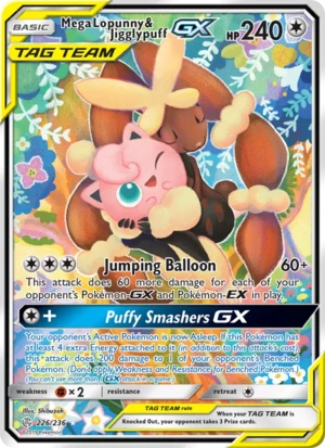 Mega Lopunny & Jigglypuff-GX 226/236