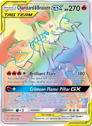 Charizard & Braixen-GX 251/236